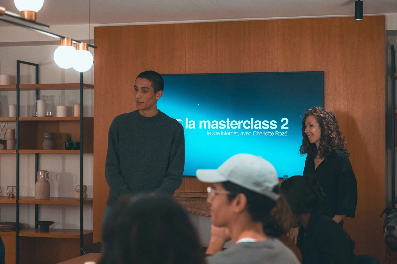 Charlotte Rozé animant une masterclass